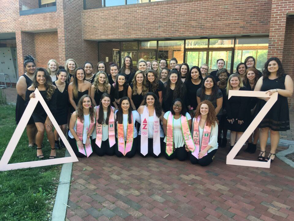 deltazetamhu's tweet photo. We're so happy for our graduating seniors! We love all 6 of you so much and will miss you terribly! ❤ https://t.co/D8RvMIYsH4