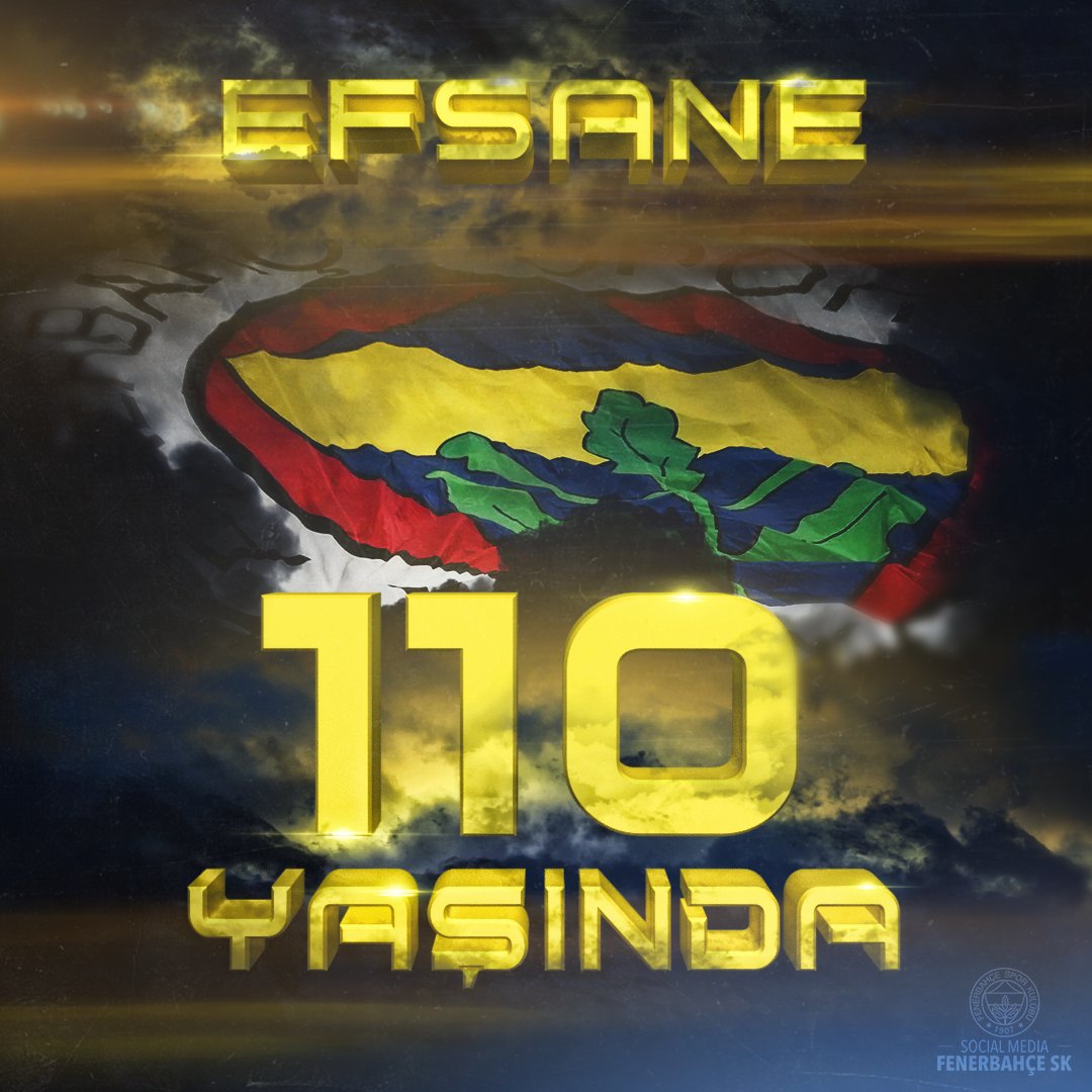 Fenerbahce's tweet photo. #EFSANE110YAŞINDA https://t.co/pU7TnIeA0A