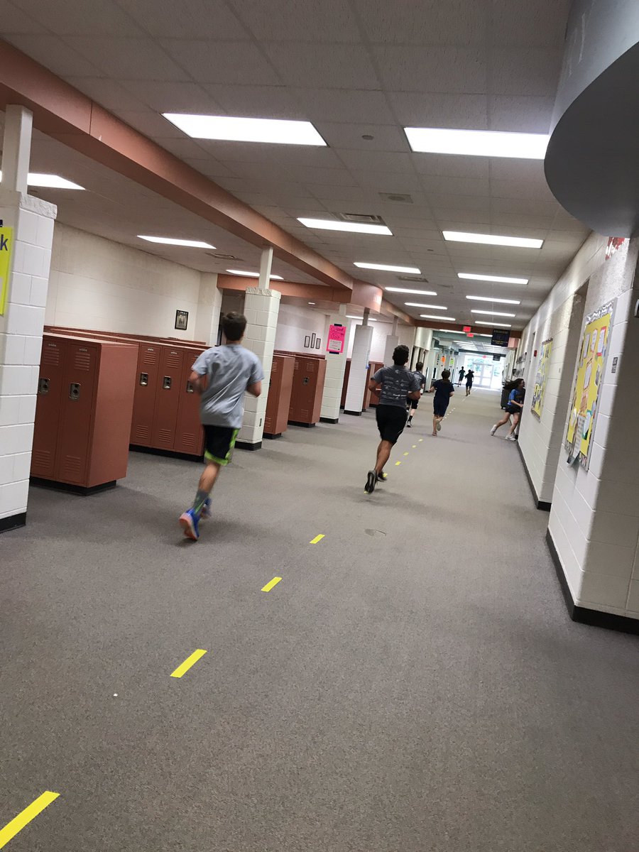 When it's cold, we still practice indoors!