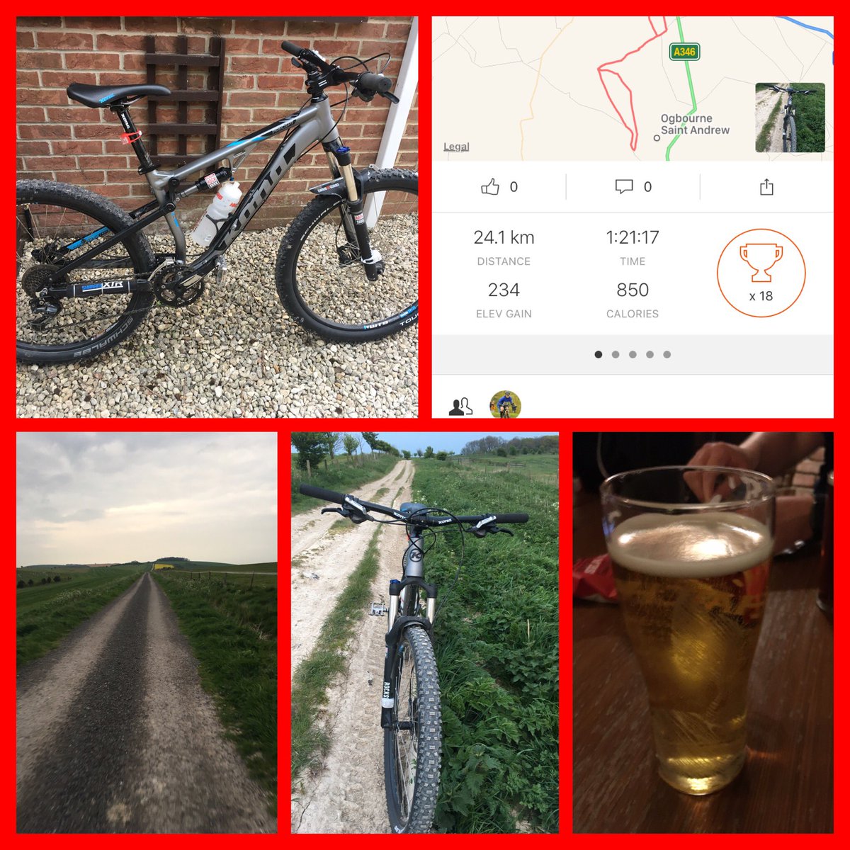 DazzaBlackstock's tweet photo. Got out on the #fullsusser tonight. #mates #halffast #bikes #strava #MTB @RichardsonNeil https://t.co/3rRNUwzVRZ
