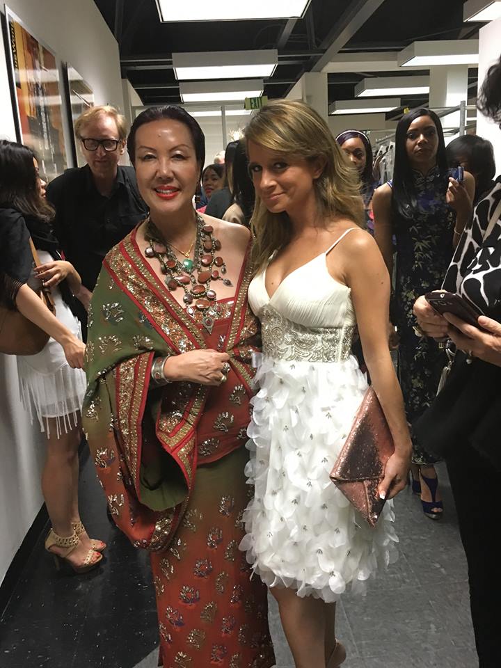 Good friend, Maria Elena wearing #SueWong cocktail dress at a wonderful event last year! #SueWongUniverse #EmpressOfStyle
