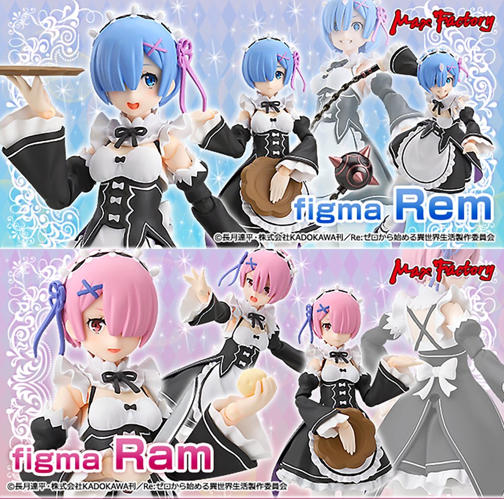 GoodSmile_US on Twitter: "figma Ram &amp; Rem #rezero pre-orders are closing May 10th at 8:00PM PST! Be sure to display twins together \(^ A ^ https://t.co/FIZhRfbLVT https://t.co/ND0pj1X9QC" / Twitter