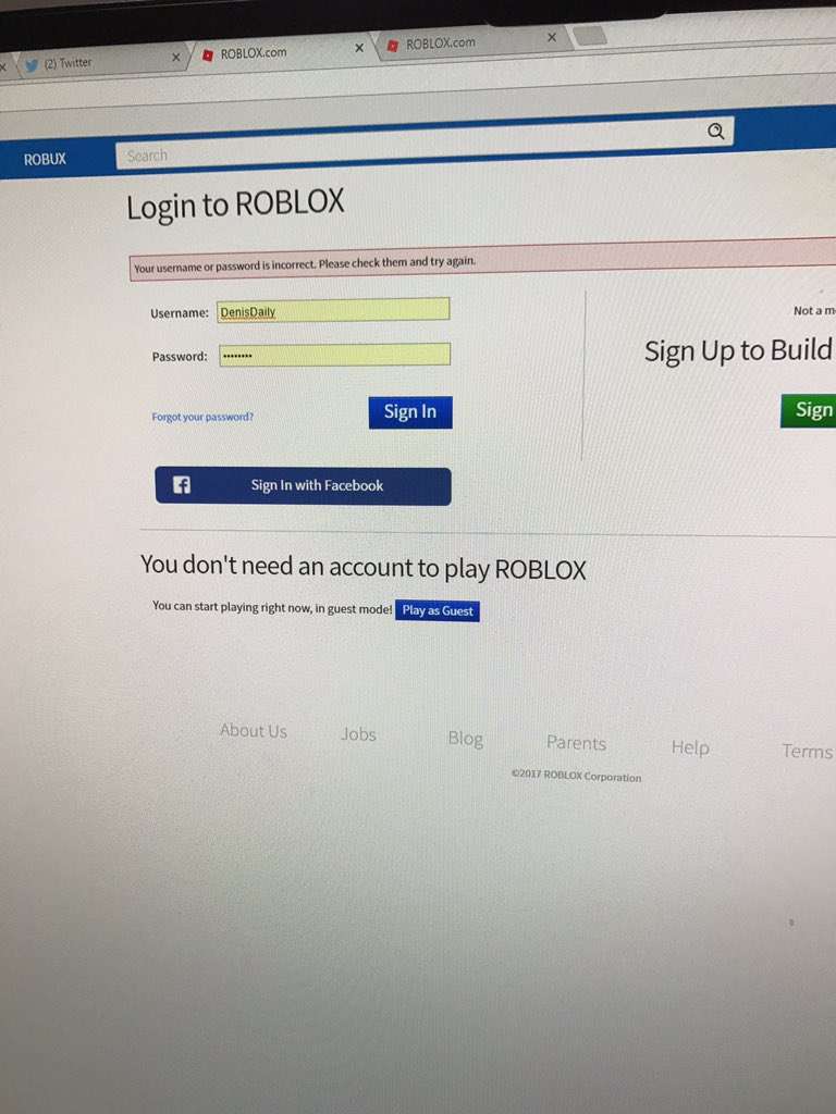 Denisdaily Roblox Password Real