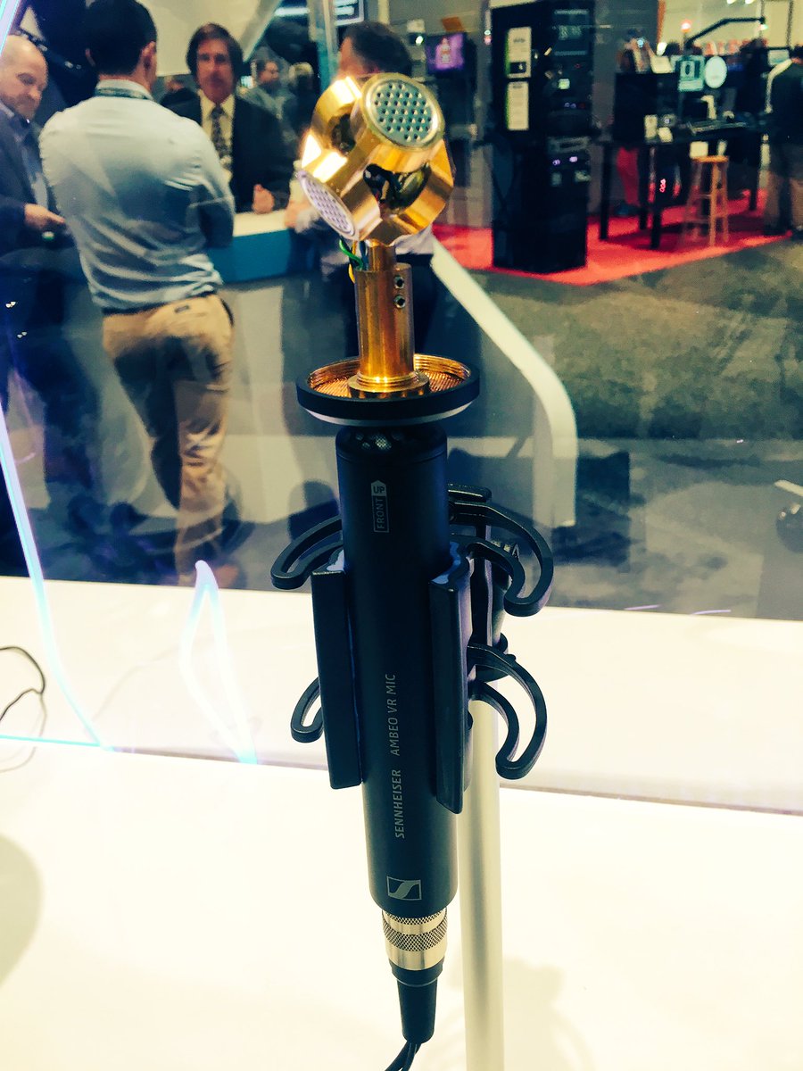 MasonJarVR's tweet photo. A few highlights from #NABShow in Las Vegas last week. Ambisonic microphones, new 360 degree cameras &amp; VR experiences! @NABShow #NABShow2017 https://t.co/HfP7vAaCx8