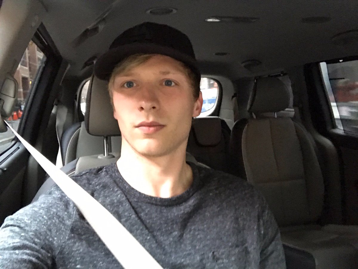 ShadowhuntersTV's tweet photo. THEY'VE FOUND ME. I'm being transported to the studio for retribution. Or to film a scene, I'm not quite sure. - @WillTudor1 #WillTakeover https://t.co/bumrKB5Hxg