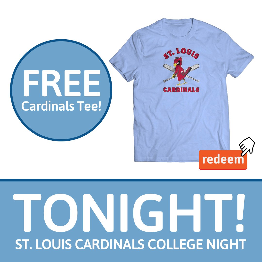 Last call for $20 Tickets + FREE Tee at the <a href="/Cardinals/">St. Louis Cardinals</a> final College Night of the season!  #studentdiscount m.mlb.com/cardinals/tick…