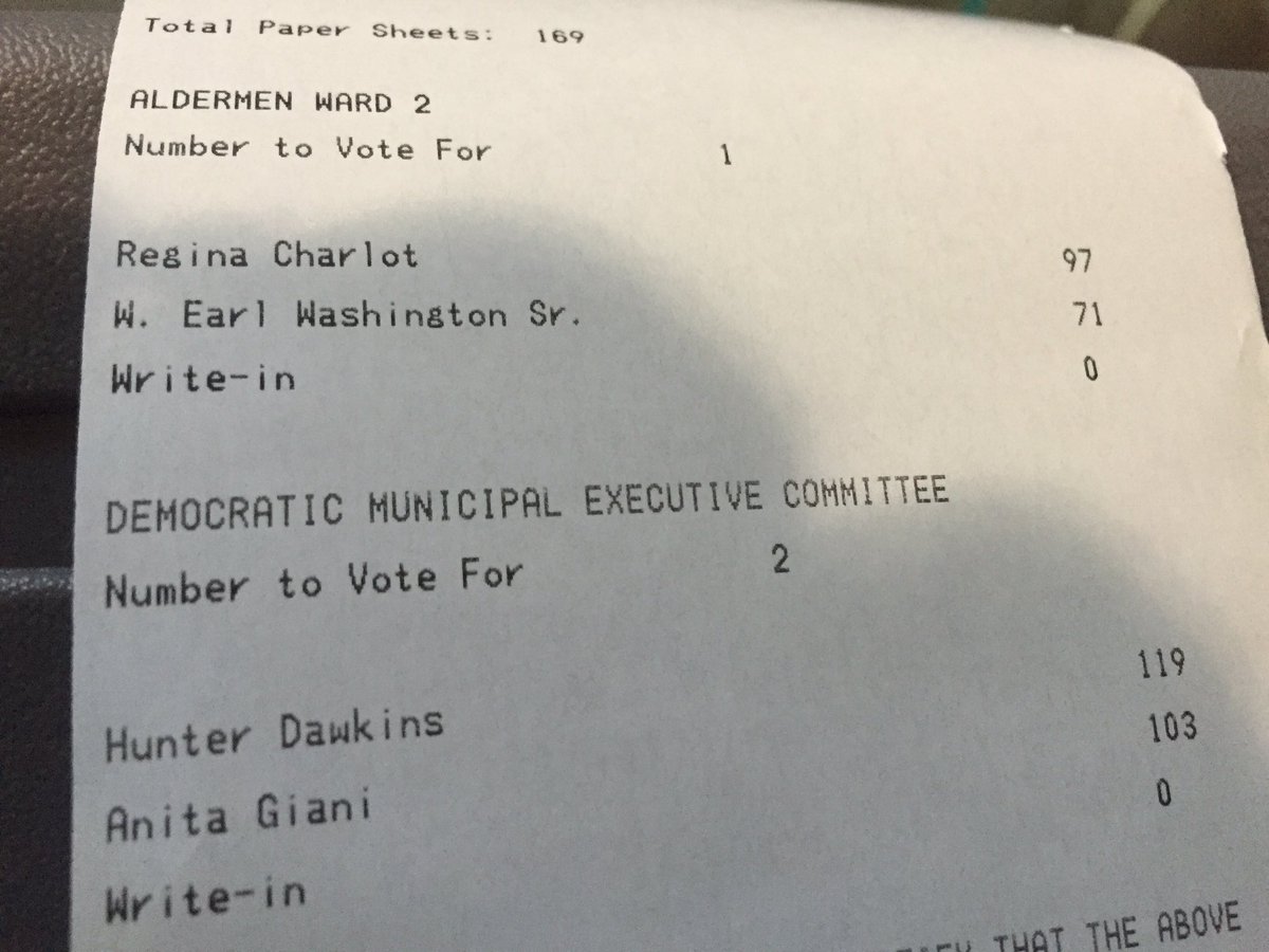 SFitz5's tweet photo. Regina Charlot wins Ward 2 in Pass Christian against incumbent W. Earl Washington. Charlot, 97. Washington, 71 #mselex @sunherald https://t.co/rudu9MjLiG