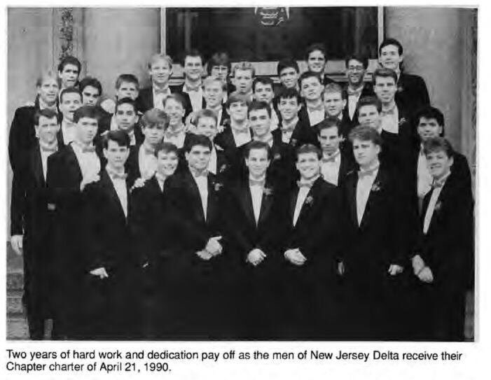 A belated congratulations to <a href="/PhiPsiTCNJ/">Phi Kappa Psi TCNJ</a> and its Chapter Advisor <a href="/MarkKadetsky/">Mark Kadetsky</a> for its 27th chartering anniversary on April 21st. #LEDN