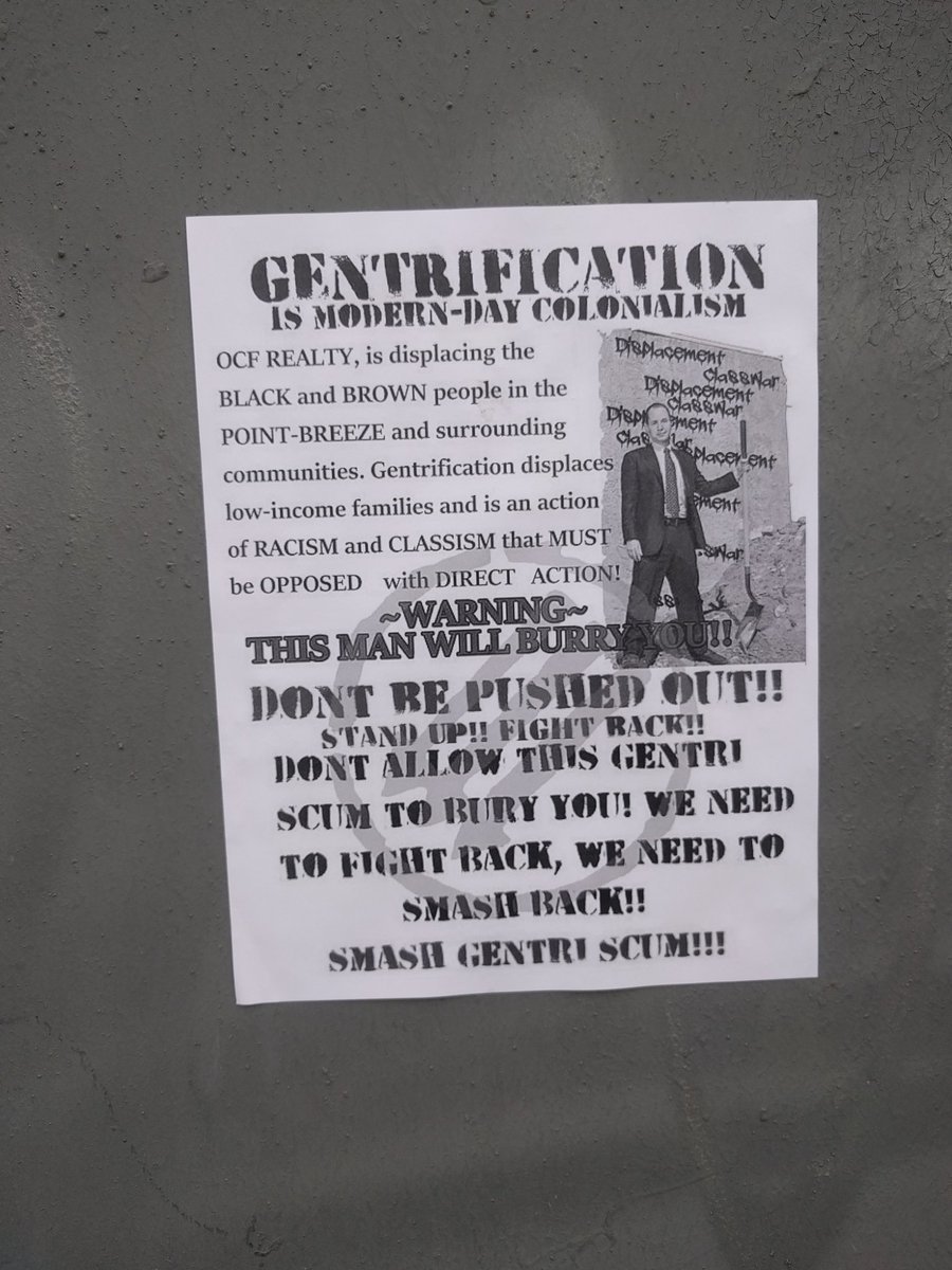 jack posobiec gentrification flyers