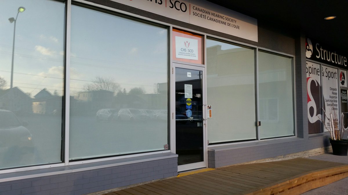 CUPE2073's tweet image. Eight weeks + one day on strike today. North Bay CHS office, all closed up. Not business as usual, @HelenaJaczek and @DrEricHoskins. #CHS