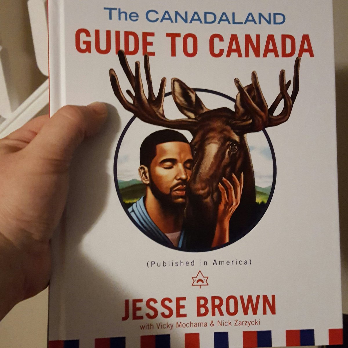 RobAllen2's tweet image. This is the Canadaland Guide to Canada in my Canadian hand.@JesseBrown @CANADALAND
