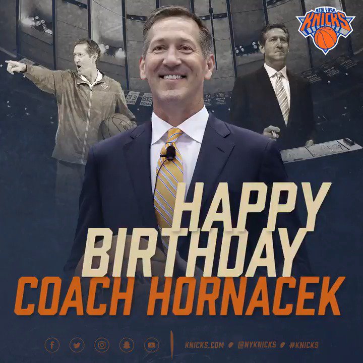 To wish head coach Jeff Hornacek a happy birthday! 