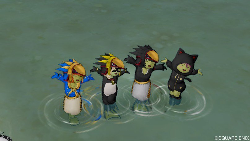 クロヤ ドワ子集会 こっちは増えて欲しい方のペンギンドレア 安くレイブンヘッド モーモンに置こうかなぁ とりあえずイレサちゃんには投げつけます