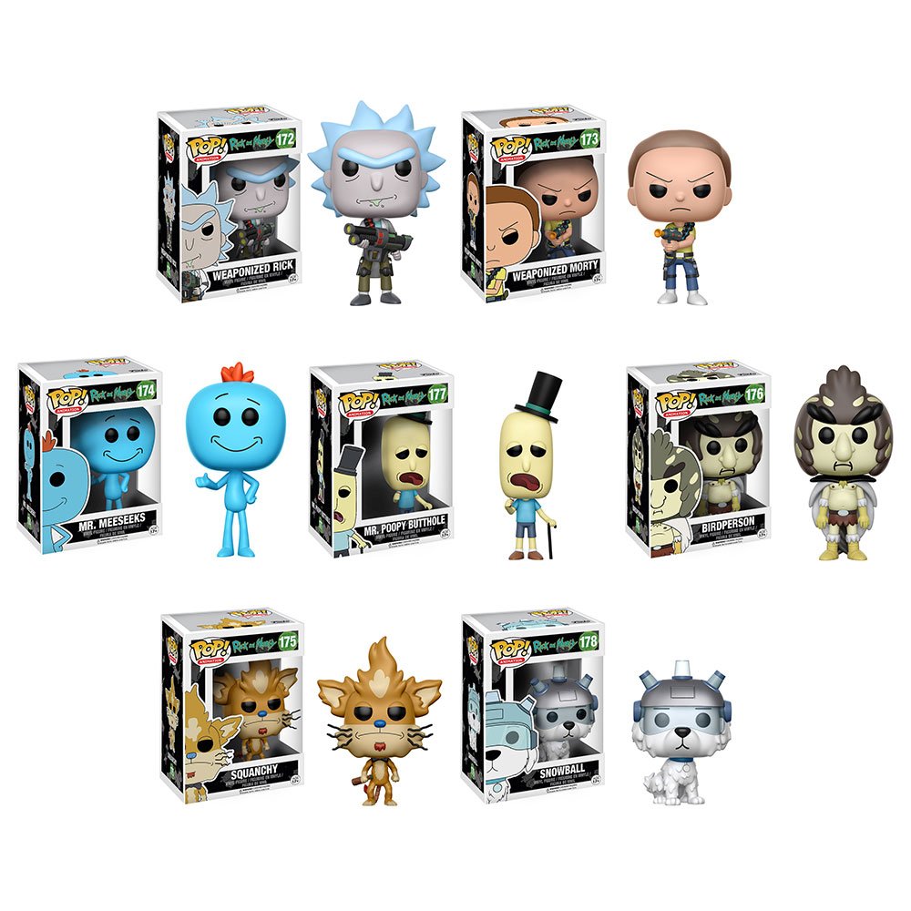 Funko's tweet photo. RT &amp; follow @funko for the chance to win a Rick &amp; Morty Pop! prize pack! https://t.co/BlObl68UUE