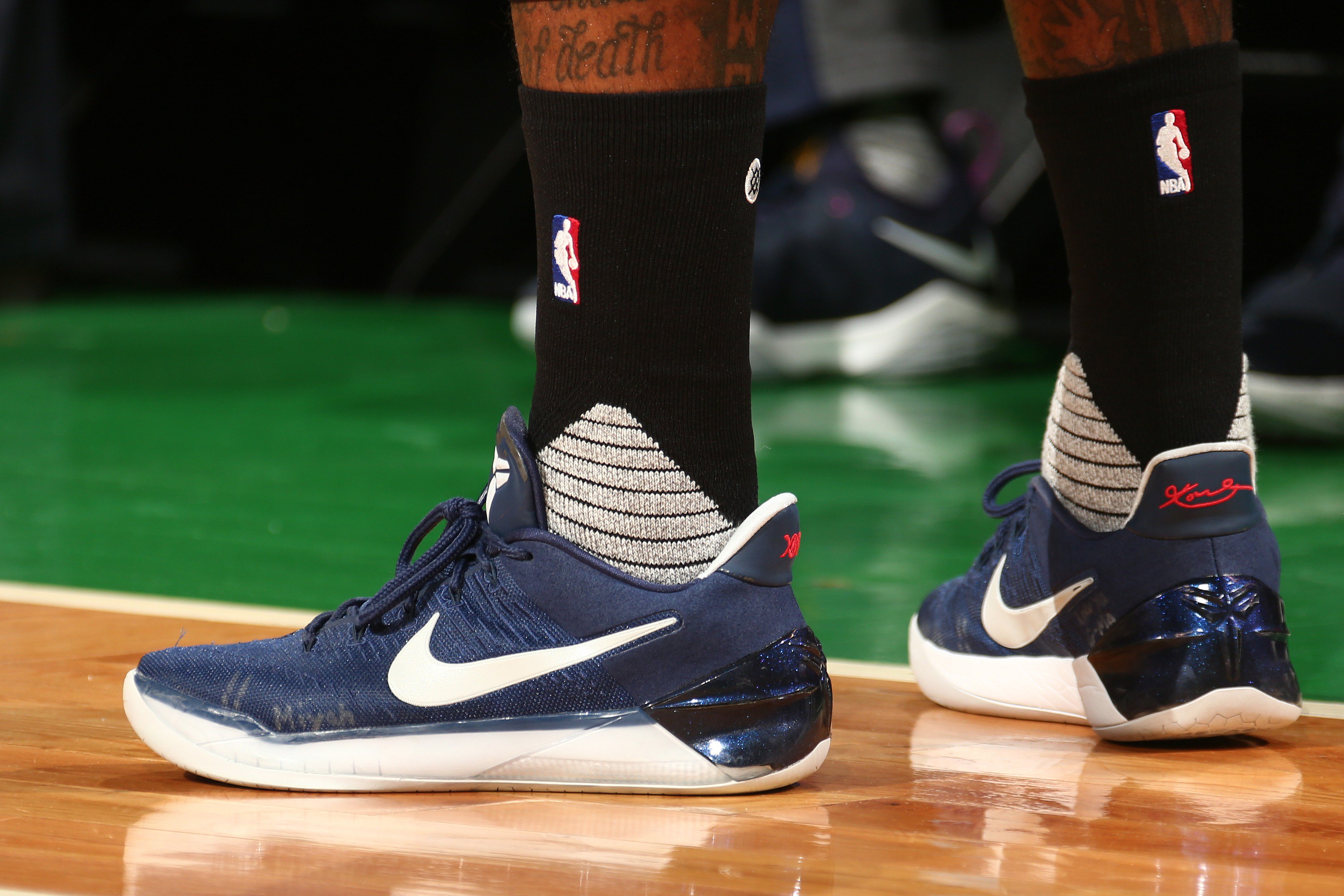 B/R Kicks on Twitter: "John Wall in the Nike Kobe A.D. "Midnight Navy" Game 2 vs. Boston #DCFamily https://t.co/m9W1f13uFr" /