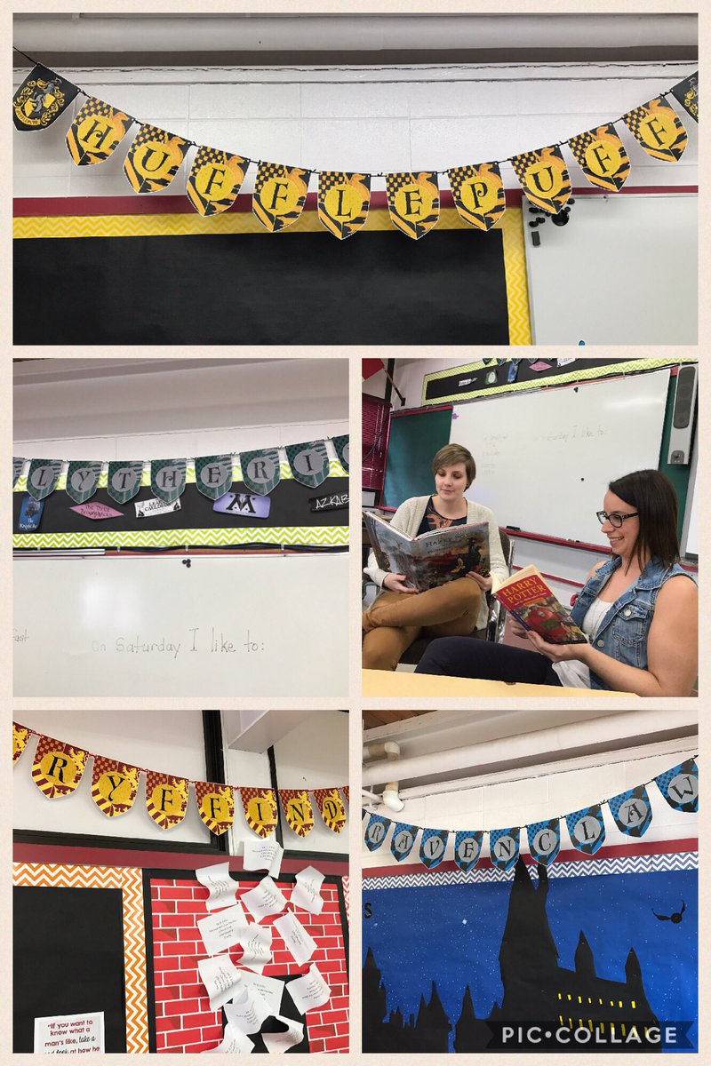 The OP students would like to thank Mme Kayla and Miss Baile for the wonderful Harry Potter Club you offer at lunch! #EducationWeek