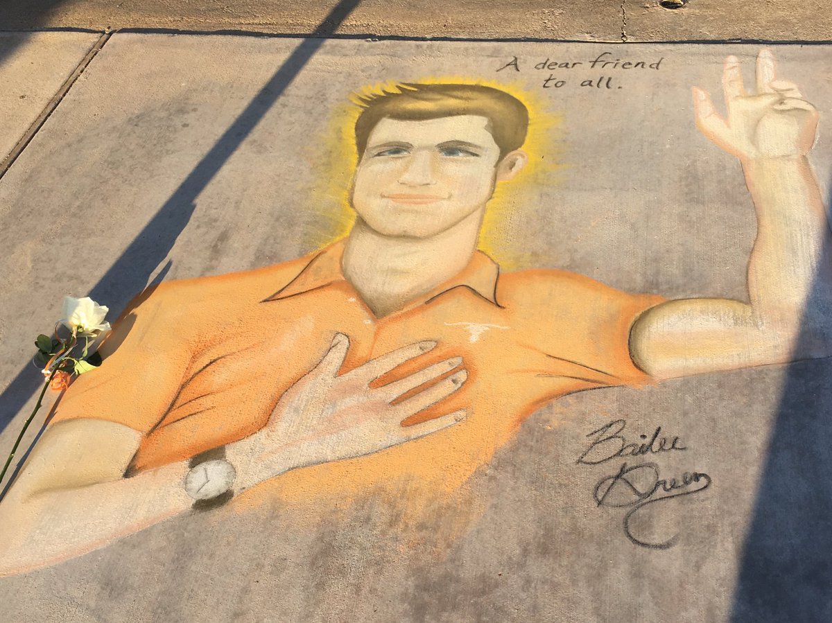 A remarkable chalk art tribute to #HarrisonBrown