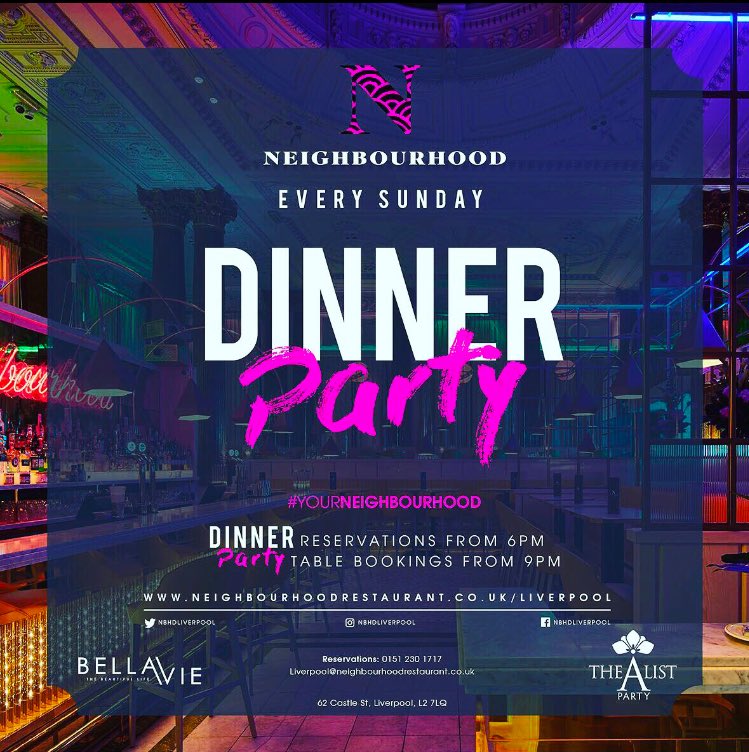 This won't be your average Dinner Party! 😆

Launching 4th of June in #YourNeighbourhood with @bellavieevents &amp; <a href="/TheAListParty/">هكر أخلاقي تقني سيبراني</a>.