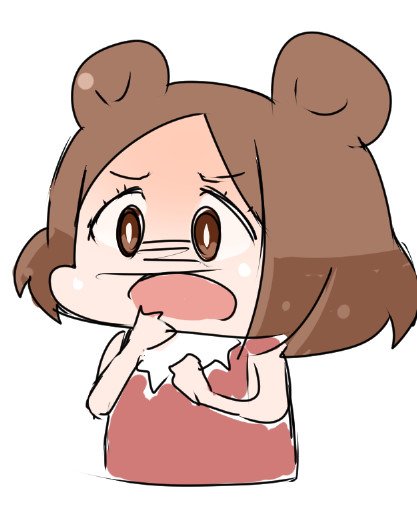 寝る前の最後にちょぼらうにょぽみ先生 こんなかんじの表情好き 