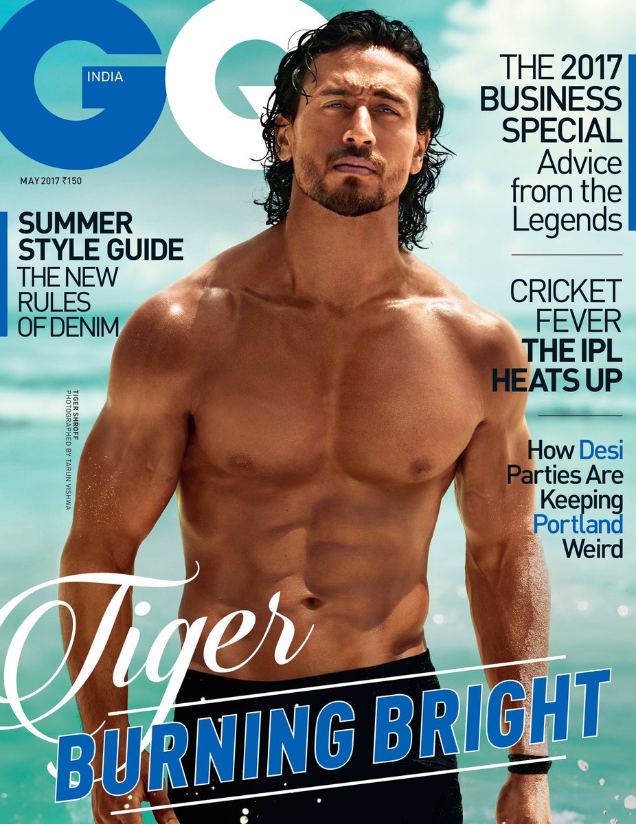 Boom! #GQMay Cover Star Tiger Shroff Burning Bright in the hottest shoot of the summer #cover #gq #maldives #may
