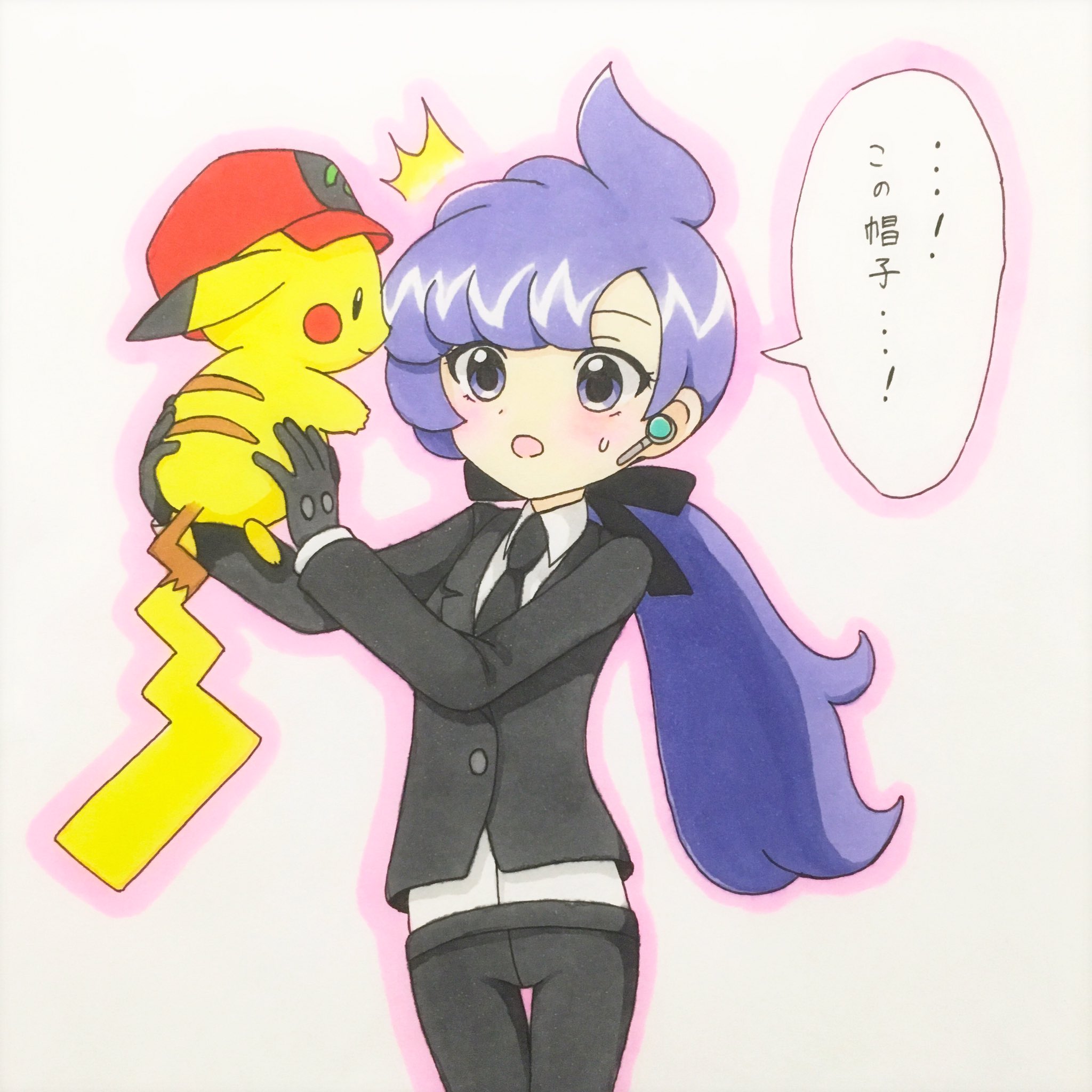2号 ポケモンlegendsアルセウス ホウエンキャップのサトシのピカチュウをリラちゃんに見せると T Co 6qkvobhmay Twitter