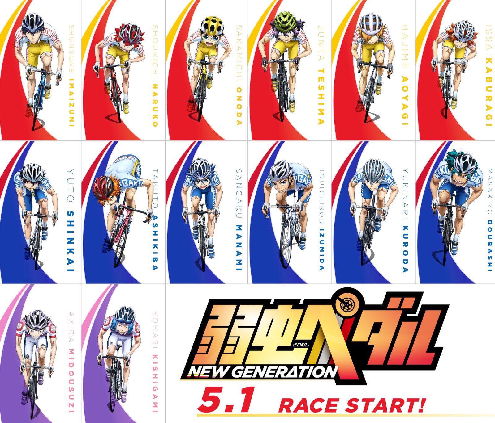 弱虫ペダル Glory Line No Twitter 弱虫ペダル New Generation インターハイ開幕記念 インハイメンバー14人の新ビジュアルのtwitterアイコンとスマホ壁紙プレゼント実施中 T Co Yrg0dcsu6g Yp Anime 弱虫ペダル Glory Line No Twitter 弱虫ペダル New Generation インターハイ開幕記念 インハイメンバー14人の新ビジュアルのtwitterアイコンとスマホ壁紙プレゼント実施中 T Co Yrg0dcsu6g Yp Anime