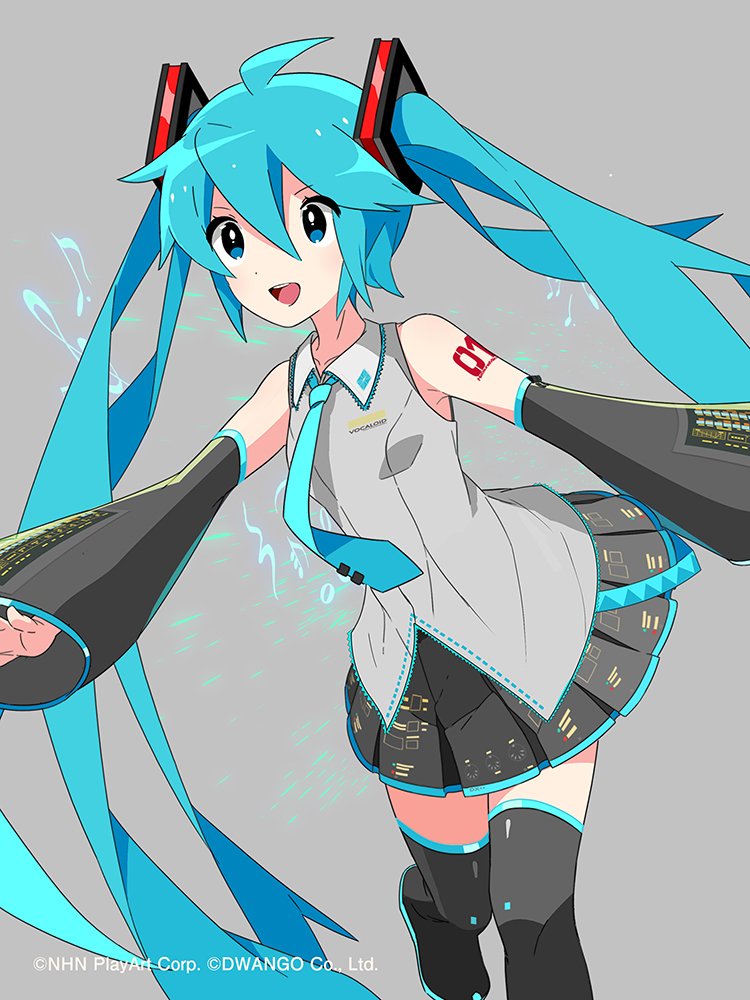 初音ミク「#コンパス ✕初音ミクコラボカード「スカイウォーカー」「号令する歌姫」を制作しま」|ちゃもーいのイラスト