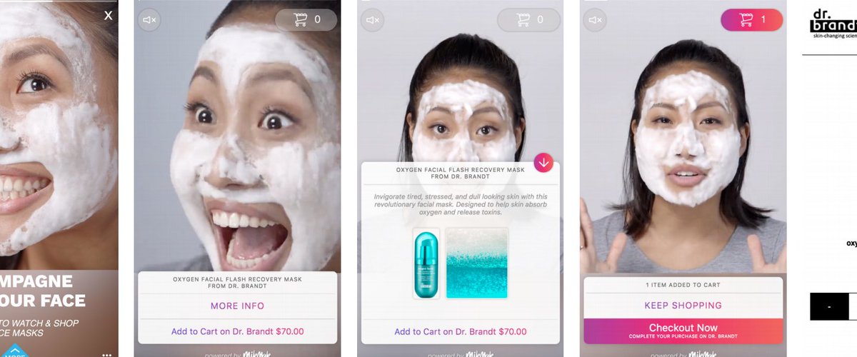 Df1rpVi's tweet photo. Brands are testing shoppable videos on Instagram Stories and Snap Ads - Digiday https://t.co/z0skyAkNGd https://t.co/vrvqUtOdvc