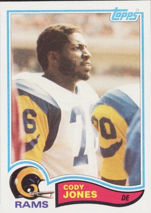 Happy Birthday to former Rams Pro Bowl defensive lineman Cody Jones.      