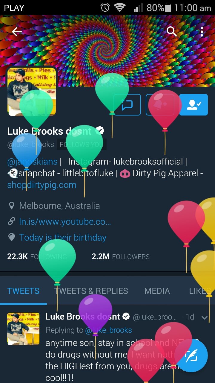 HAPPY BIRTHDAY LUUKEY
REMEMBER THAT I LOVE YOUU  