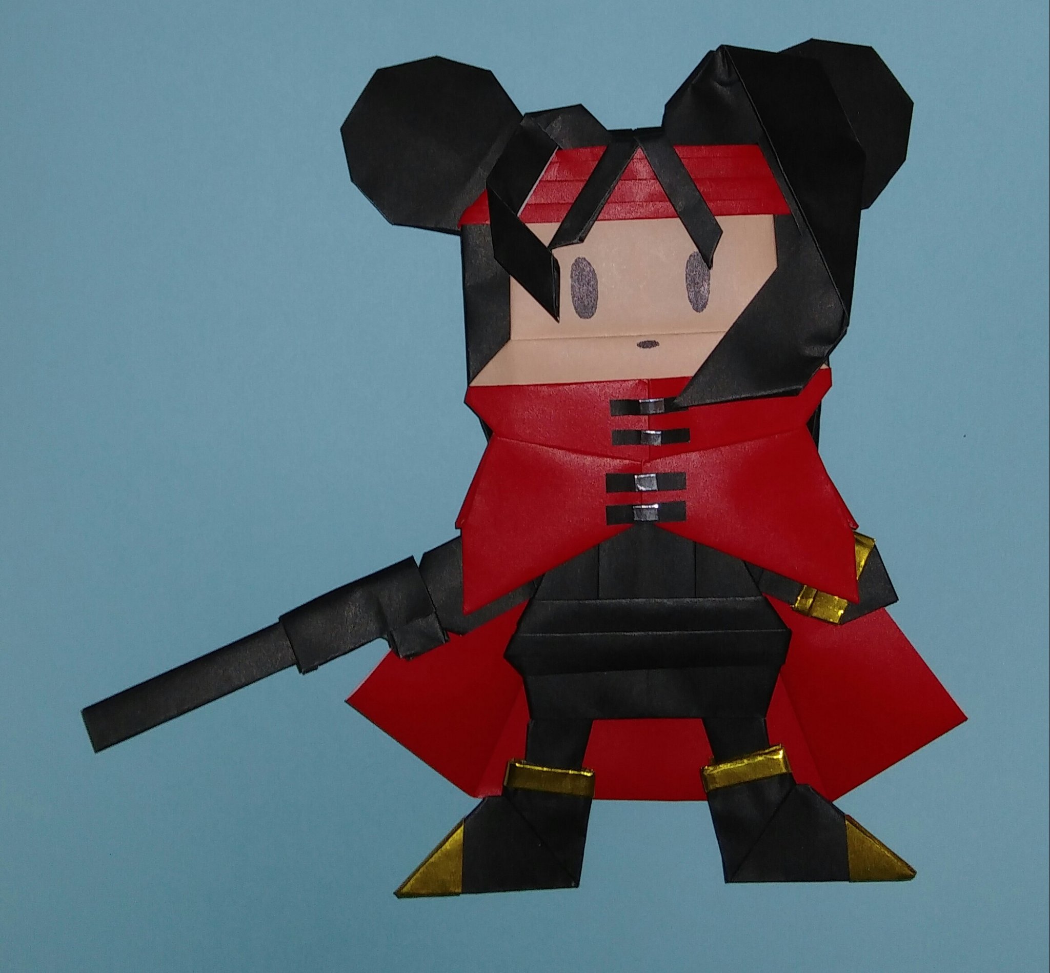 M ファイナルファンタジー ヴィンセント ミッキーマウス Disney ディズニー キャラクター折り紙 Origami T Co Audtaeokzi Twitter