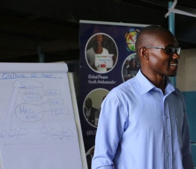 "To have an everlasting and sustainable peace, leaders should invest in youth."~ <a href="/HKajiru/">Herman Kizota Kajiru</a> #VijanaNaAmani