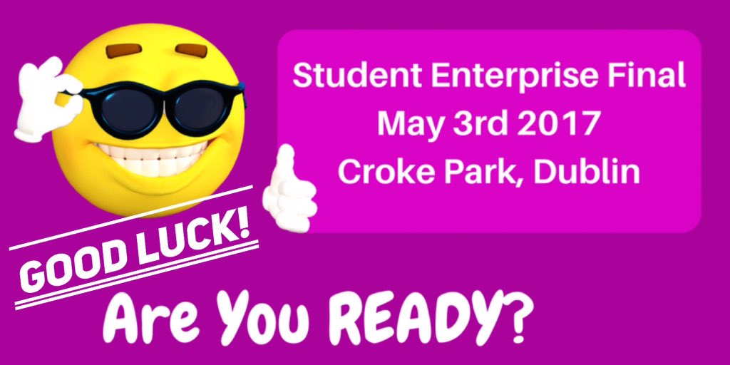 CodaitheComp's tweet image. We wish everyone the best of luck at @StudentEntProg Final today.We have fantastic memories from @CrokePark last year. #StudentEnterprise 😀🎉