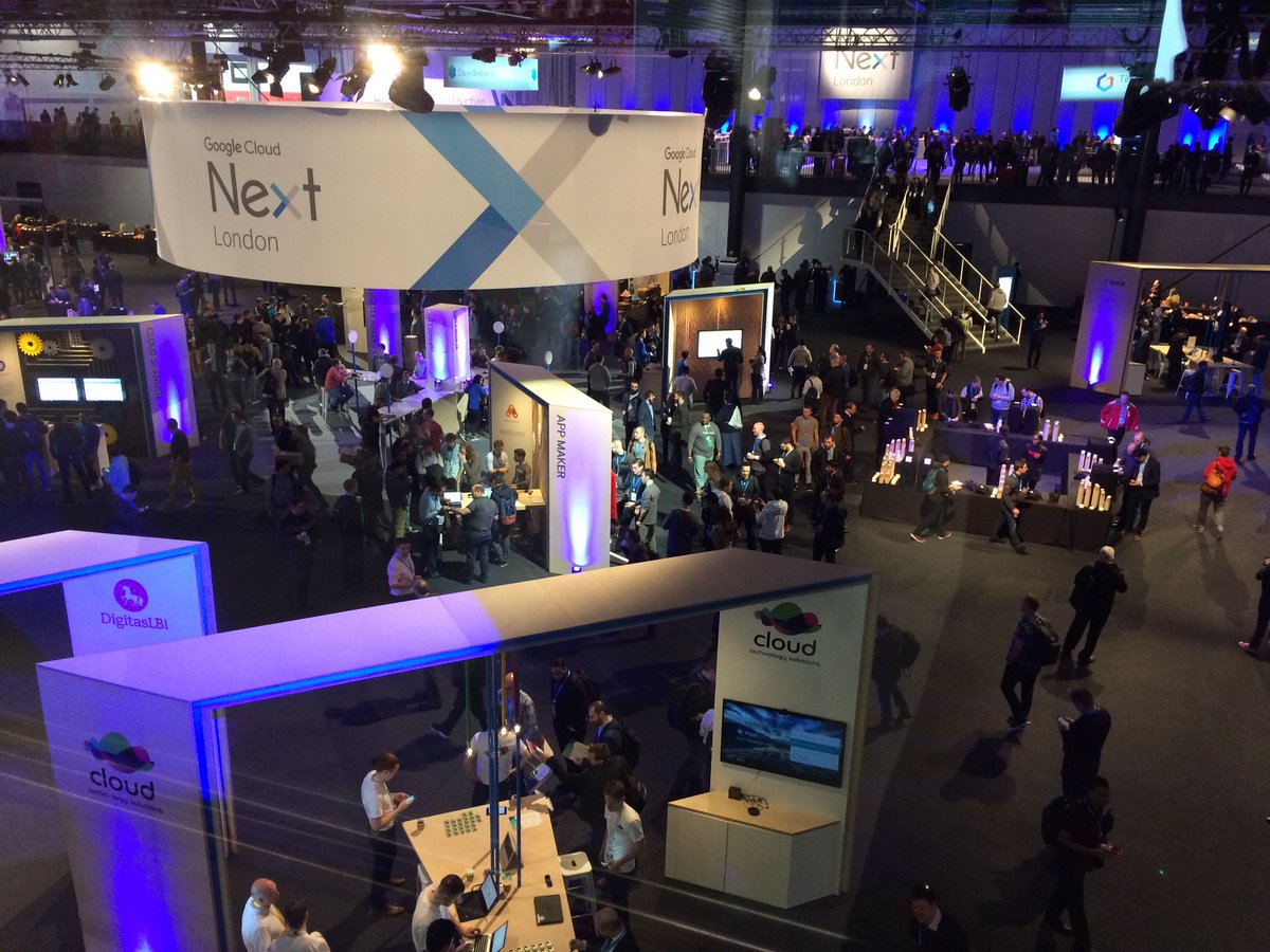 outboxedltd's tweet image. We are at the #GoogleNext17 event in London