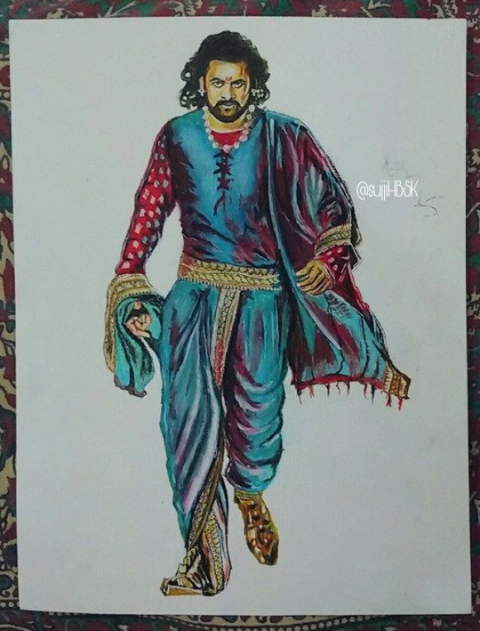 Rajesh Art - Full sketch of prabhash (bahubali) | Facebook