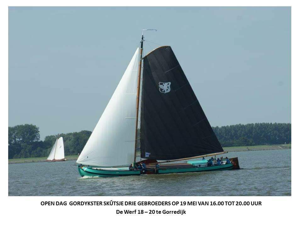 OPEN DAG! 
Komt u vrijdag 19 mei vanaf 16.00 uur ook langs om het skûtsje bezichtigen op De Werf 18 te Gorredijk.