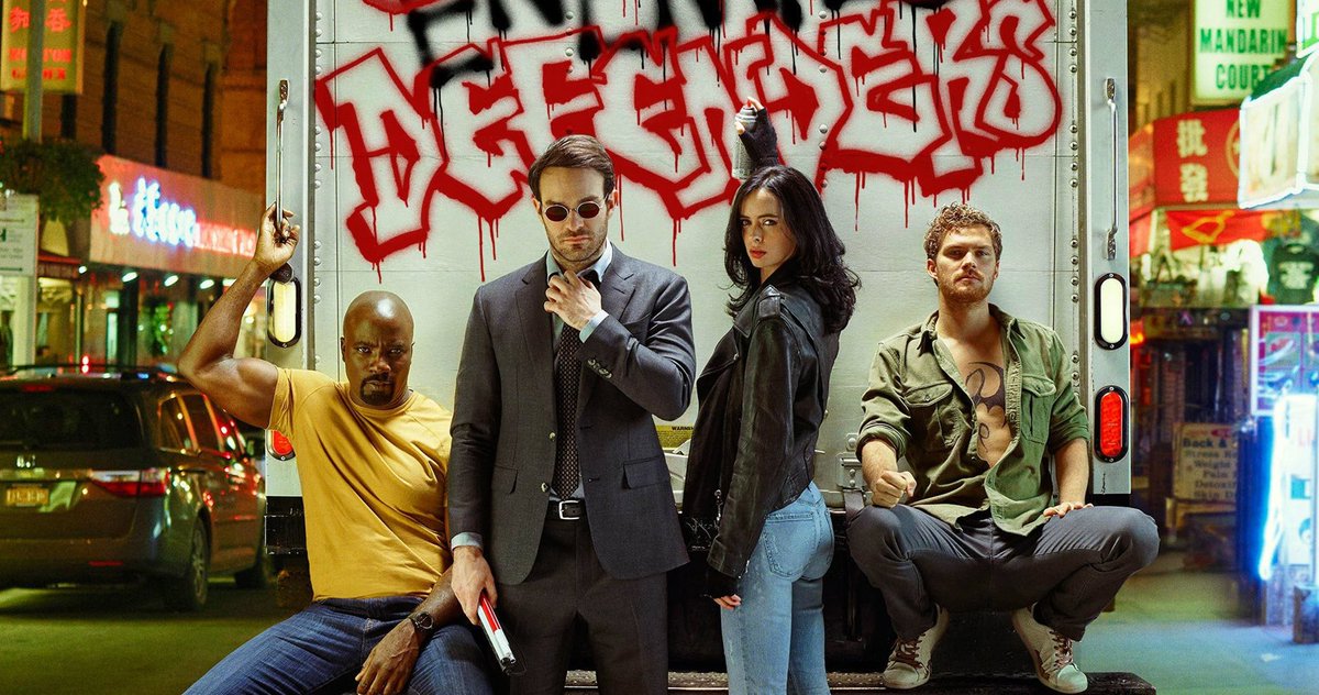 flipzoneok's tweet photo. Primer trailer de #Defenders(Luke Cage Iron Fist DareDevil y J. Jones) nueva serie de @Netflix del Universo #Marvel.
https://t.co/Qwfd07rGIQ https://t.co/xLirhnmYxf
