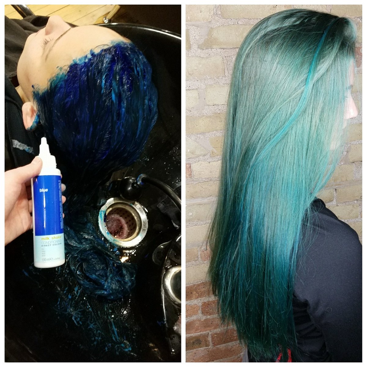 madison_jared's tweet photo. Hit me up for fun colors 💙 #milkshake #milkshakehair #blue #bluehair #bevelsalon @bevelsalon201 @milkshakehair @milkshakehairuk https://t.co/iBTAhlkqdL
