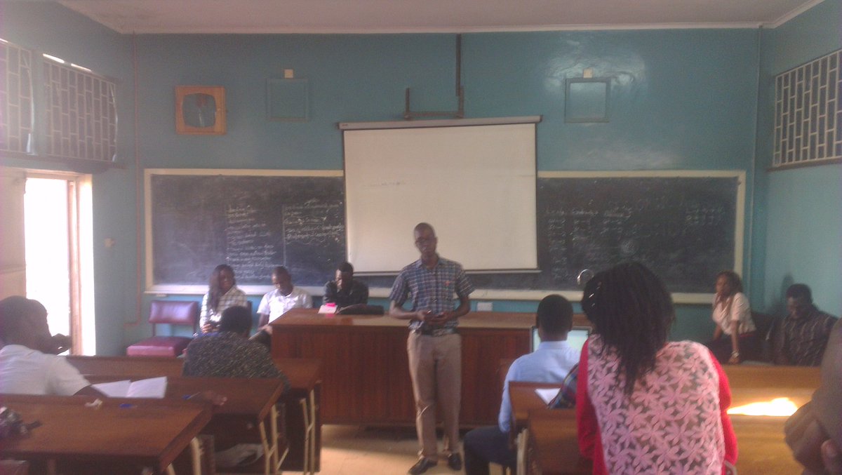 MUBESA_MUK's tweet photo. Phillips for Academic affairs. brilliant audience in here #MUBESA OPEN CAMPAIGN. @nuwapius https://t.co/mDQBBW6Exb