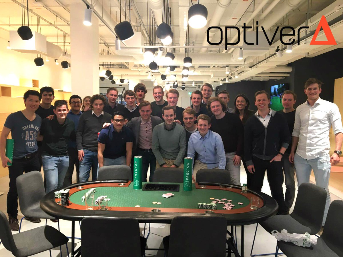 Optiver On Twitter Yesterday We Had A Great Time Hosting Optiver Poker Tournament Together With Faector Eur
