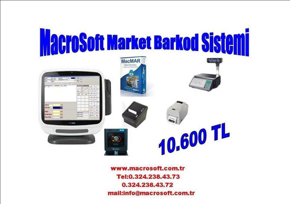 macrosoftNAS's tweet image. Market Barkod Sİstemi