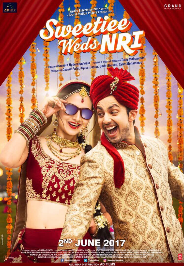glamsham's tweet photo. Presenting another exciting poster of #SweetieeWedsNRI starring @himanshkohli @zoyaafroz #trailer #comingsoon! @TSeries https://t.co/QjZSitOA55