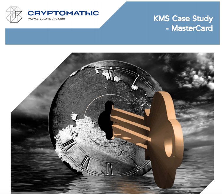 CRYPTOMAThIC's tweet image. MasterCard Europe benefits from  fully automated, centralised #KeyManagementSystem developed by Cryptomathic
#KMS 
cryptomathic.com/hubfs/docs/ckm…