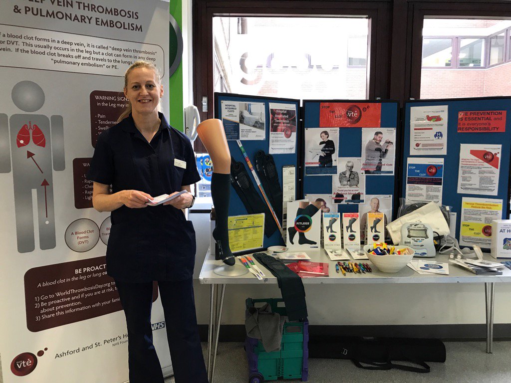 @ASPHStudentNurses (@asphstudentnurs) on Twitter photo @sacha_light enlightening <a href="/ASPHFT/">Ashford & St Peter's</a> staff & visitors about VTE in main entrance SPH till 12 today! Try & visit if in! @sacha_light enlightening <a href="/ASPHFT/">Ashford & St Peter's</a> staff & visitors about VTE in main entrance SPH till 12 today! Try & visit if in!