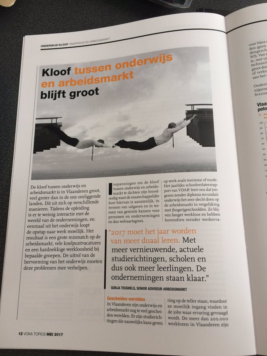 Ook kloof #onderwijs en arbeidsmarkt qua talenkennis. #jobs vragen #tweetalig #Frans #Nederlands maar weinig kandidaten <a href="/vokavzw/">Voka - Vlaams netwerk van ondernemingen</a> #vokatopics
