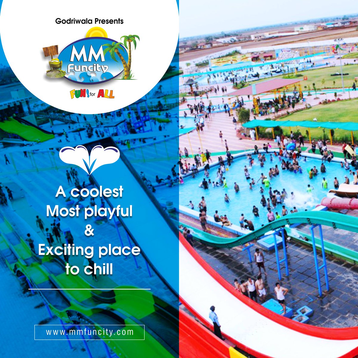 mmfuncity's tweet photo. Looking for a coolest, the most playful and exciting place?visit MM Fun City.
#MMFunCity #BestWaterpark #Weekend #WavePool #CoolInSummer https://t.co/h92DhEZYP4