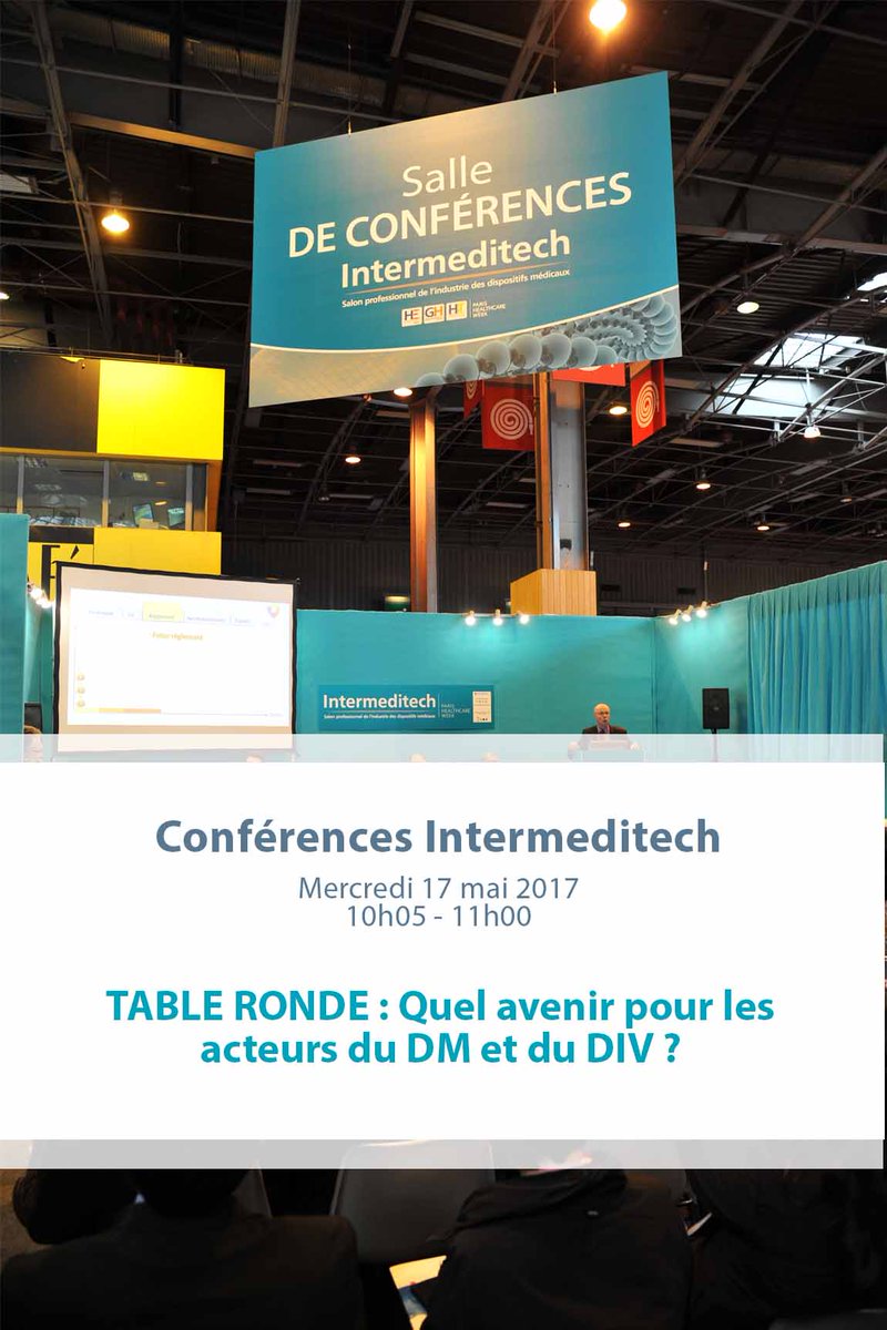 intermeditech's tweet photo. [A ne pas louper sur #Intermed17]
TABLE RONDE : Quel avenir pour les acteurs du DM et du DIV ?

https://t.co/CdlKoFdwkr https://t.co/8OBWjoVGMk