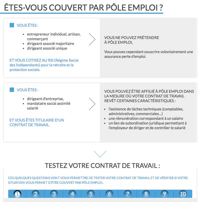 #Dirigeants, pour savoir si vous êtes couvert par @pole_emploi en cas de perte d' #emploi, testez votre #contrat ➡ zurl.co/6m1J3