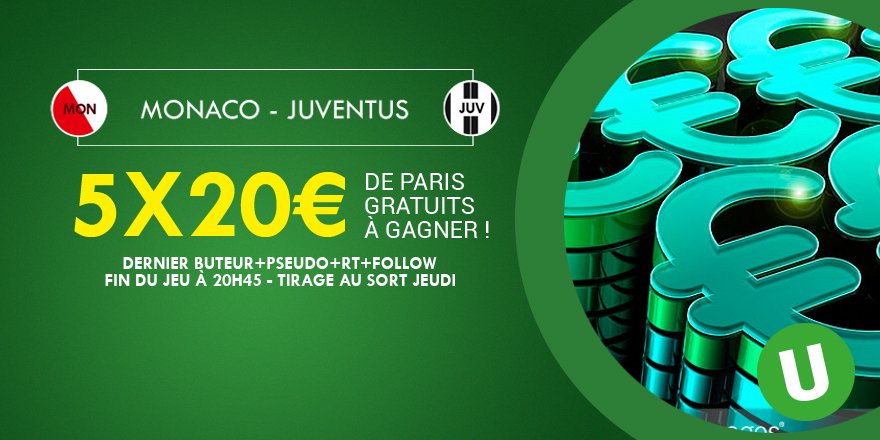 UnibetFrance's tweet image. ⚽️💰 Qui sera le dernier buteur de #ASMJUV ? 5x20€ de #freebet à gagner !  

#TeamParieur
