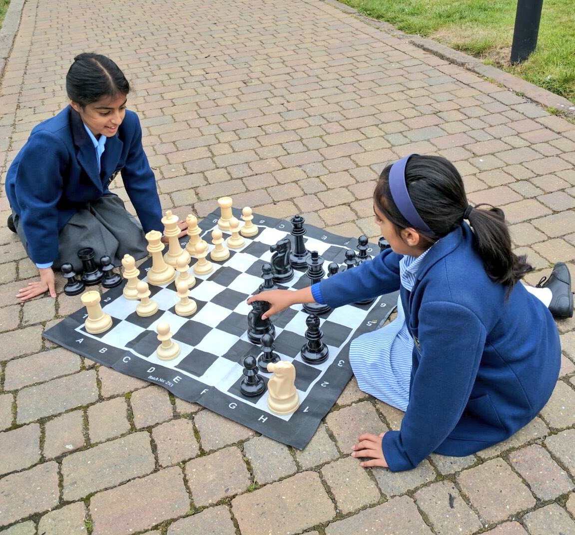 A spot of chess led by the Playleaders.